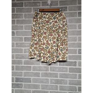 Separate Issue Womens Vintage Y2K Floral Flare‎  Skort Waist Elastic Size Large